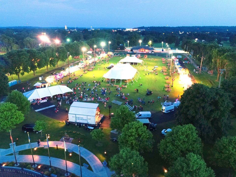Rochesterfest at night